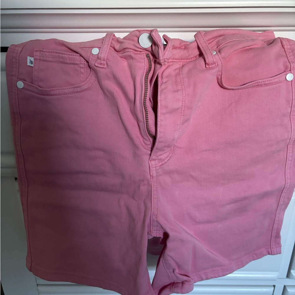 Judy Blue Vibrant Pink Denim Shorts